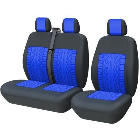 Premium : Housse de Voiture 5 Places Universelle - Protection Intérieure Complète en Tissu Respirant (Bleu)