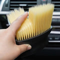 Complet & Accrocheur : Brosse de Dépoussiérage Auto - Poils Ultra-Doux pour Tableau de Bord & Grilles d'Aération